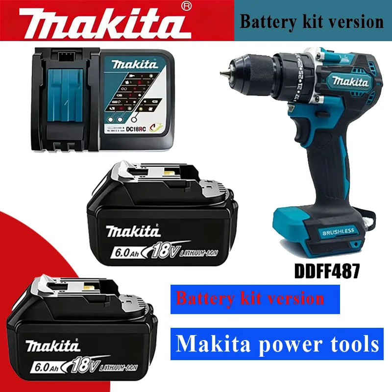 Genuine Makita 18V 6Ah 5Ah Rechargeable Battery for Makita Power Tools Li-ion Replacement 18v Battery+charger+electric drill
Genuine Makita 18V 6Ah 5Ah Rechargeable Battery for Makita Power Tools Li-ion Replacement 18v Battery+charger+electric drill