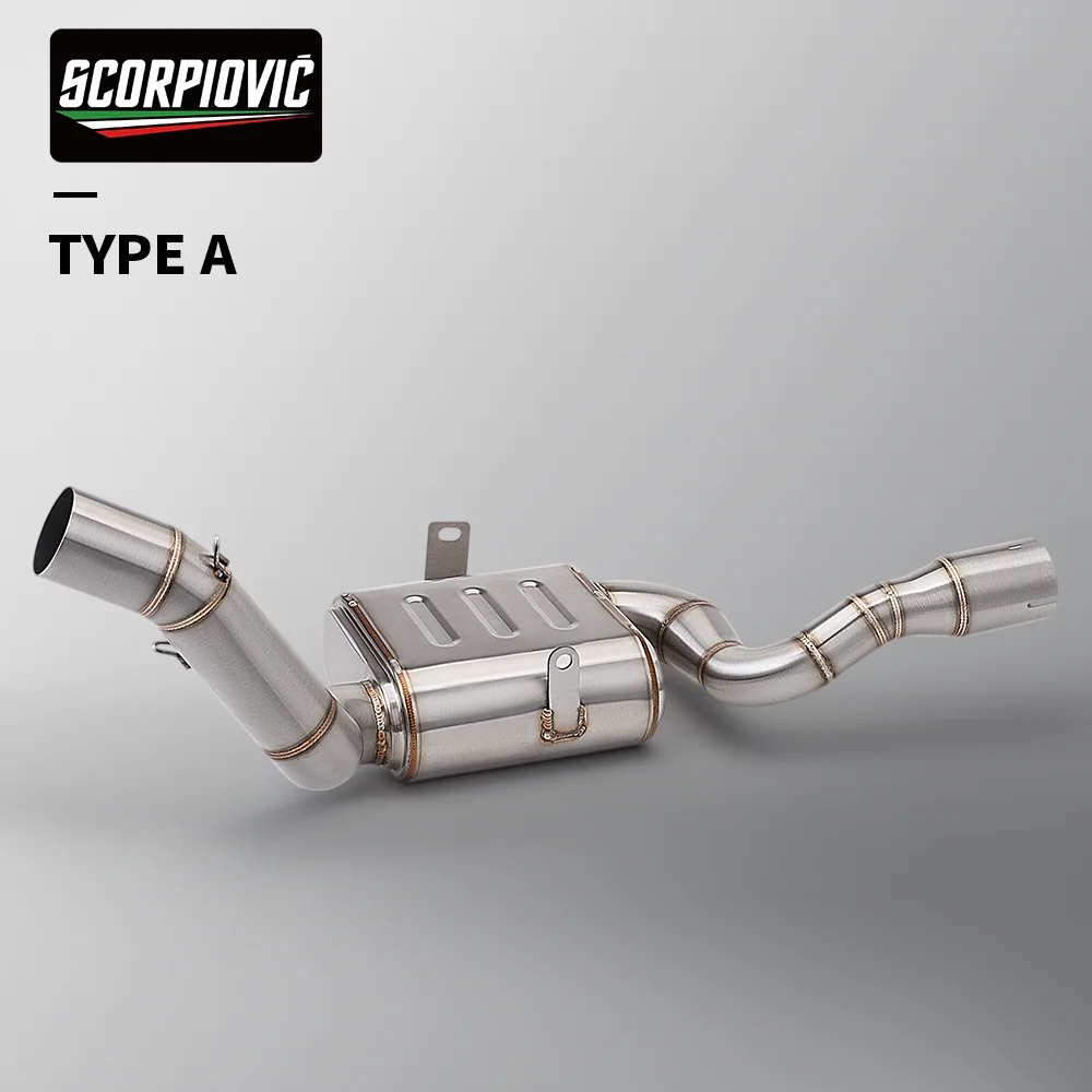 Exhaust pipe motorcycle muffler is suitable for exhaust system Qianjiangsai 550/550s, 51mm intermediate interface 
Exhaust pipe motorcycle muffler is suitable for exhaust system Qianjiangsai 550/550s, 51mm intermediate interface