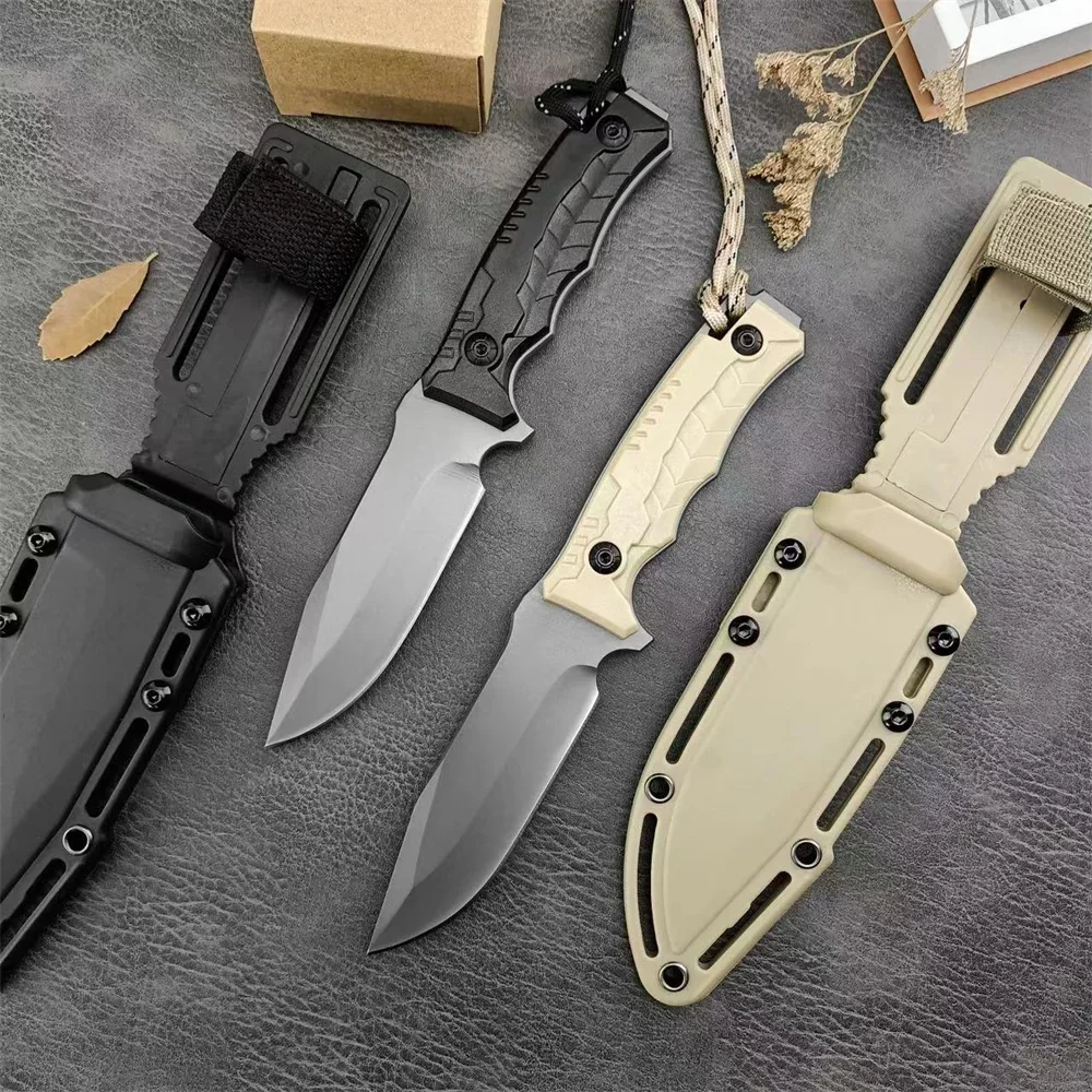 M01 Tactical Military Fixed Blade Knife High Hardness Survival Nylon Fiber Handle Wilderness Camping Multi-purpose EDC Knives
M01 Tactical Military Fixed Blade Knife High Hardness Survival Nylon Fiber Handle Wilderness Camping Multi-purpose EDC Knives