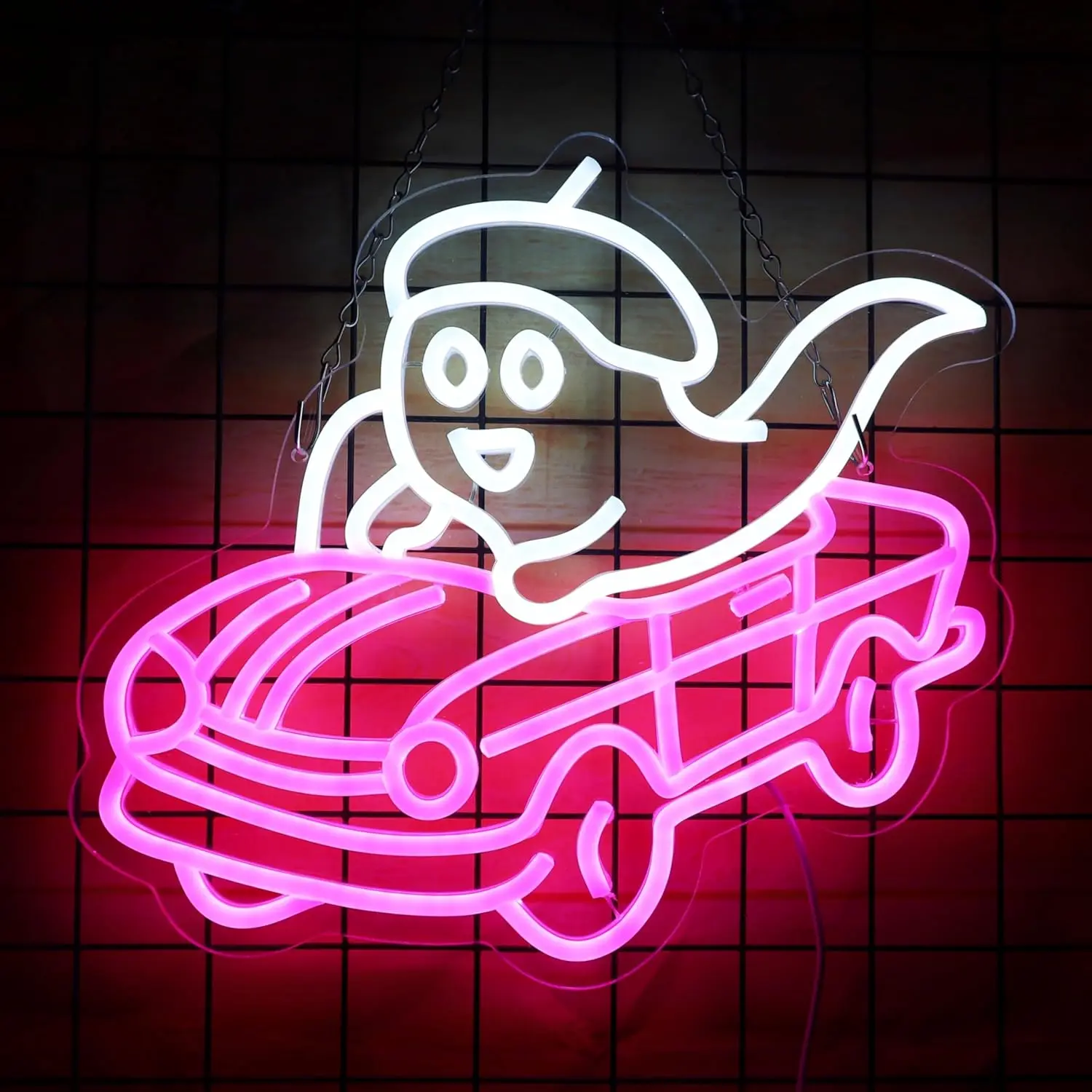 Cute Ghost Driving Car Neon Signs USB Powered LED Neon Lights for Wall Decor Bar Man Cave Home Yard Halloween Party Decoration
Cute Ghost Driving Car Neon Signs USB Powered LED Neon Lights for Wall Decor Bar Man Cave Home Yard Halloween Party Decoration