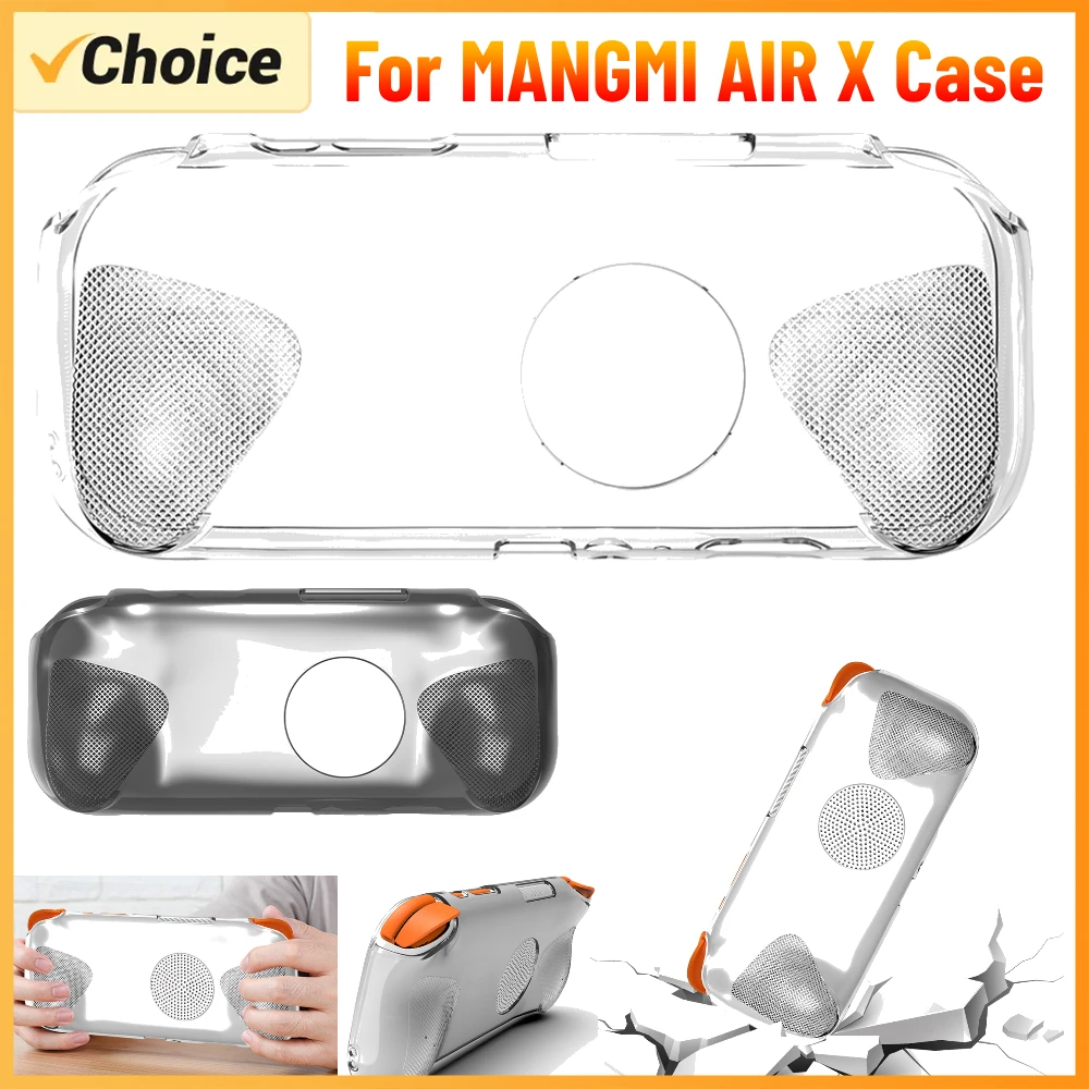 For MANGMI AIR X Console Clear TPU Protective Cover Shockproof Protective Case With Nonslip Anti-fall Housing Gaming Accessories
For MANGMI AIR X Console Clear TPU Protective Cover Shockproof Protective Case With Nonslip Anti-fall Housing Gaming Accessories