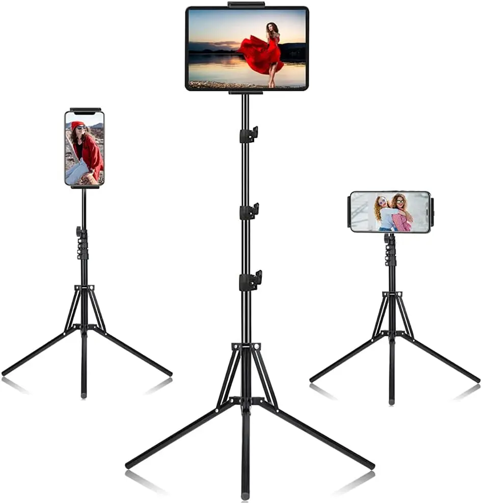 Adjustable iPad Stand Holder with 65-Inch Height & 360° Rotating Mount for Tablets and Phones
Adjustable iPad Stand Holder with 65-Inch Height & 360° Rotating Mount for Tablets and Phones