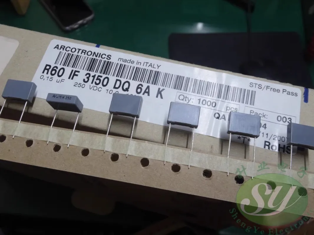 10 шт. AV R60IF3150DQ6AK 0,15 мкФ/250 В 150 нф u15 154 новый пленочный конденсатор 10 мм
10 шт. AV R60IF3150DQ6AK 0,15 мкФ/250 В 150 нф u15 154 новый пленочный конденсатор 10 мм