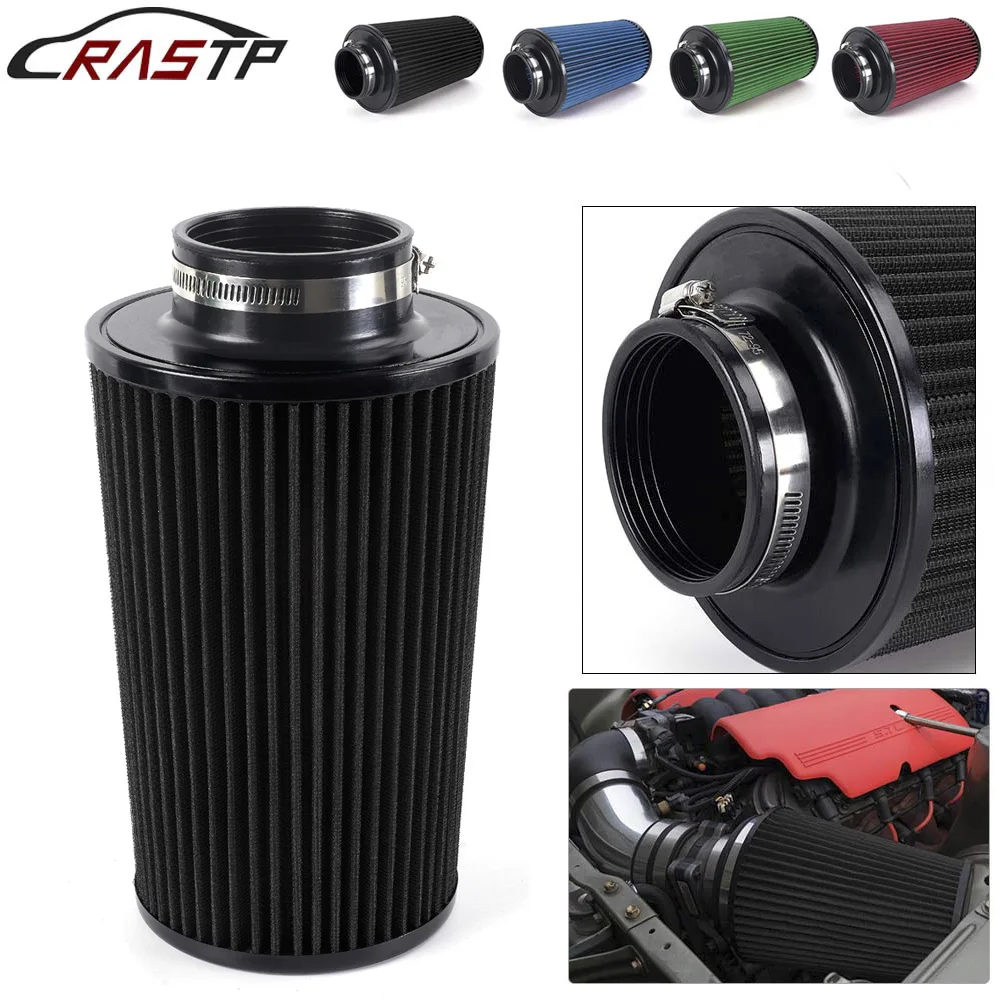 RASTP-3" 76MM Race Car High Flow Cold Air Intake Air Filter Universal Conical Washable Air Filters 10.6" Tall OFI142
RASTP-3" 76MM Race Car High Flow Cold Air Intake Air Filter Universal Conical Washable Air Filters 10.6" Tall OFI142