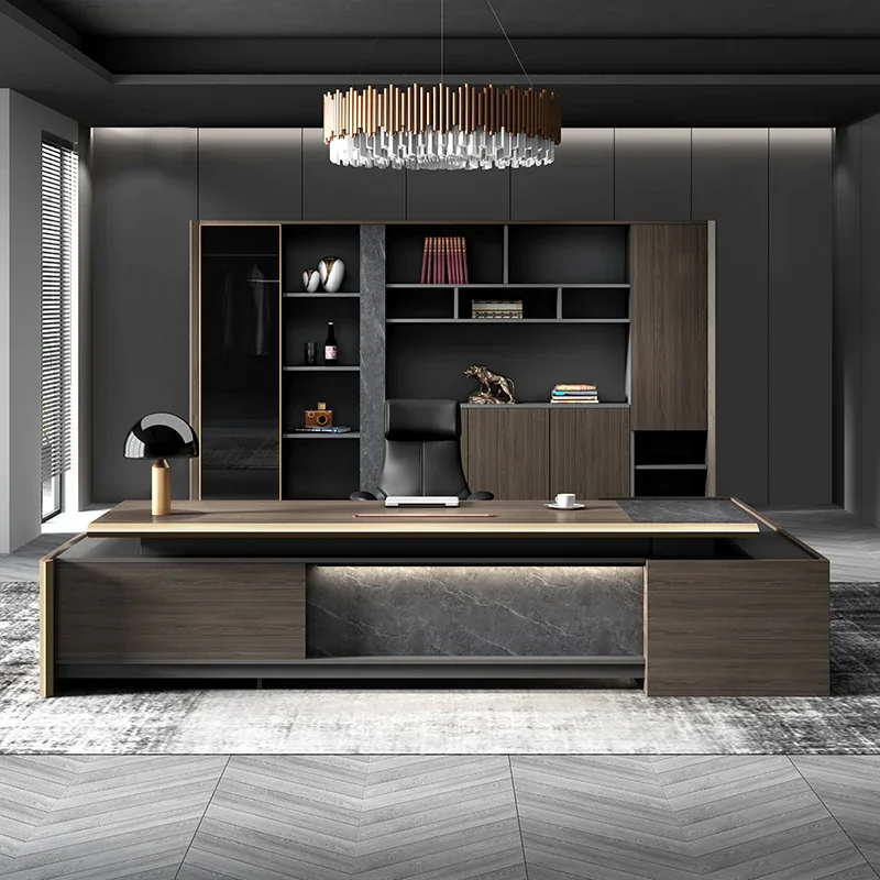 Art Storage Boss Desk Cabinet Simple Modern Accessories Unusual Office Desk High Quality European Bureau Meuble Desk Furniture
Art Storage Boss Desk Cabinet Simple Modern Accessories Unusual Office Desk High Quality European Bureau Meuble Desk Furniture