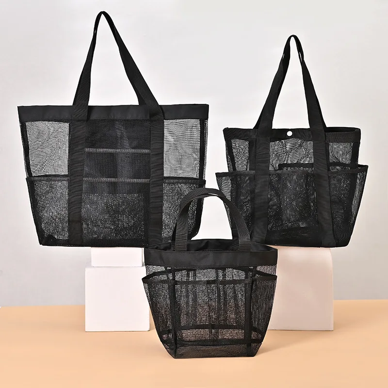 Polyester Beach Mesh Bag Large Capacity Multiple Pockets Travel Bath Wash Bag Swimming Storage Bag
Polyester Beach Mesh Bag Large Capacity Multiple Pockets Travel Bath Wash Bag Swimming Storage Bag