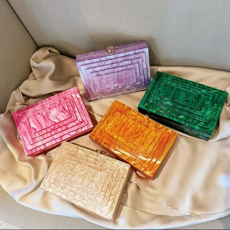 2025 Spring Banquet Bag Splicing Bag Trendy Acrylic Single Shoulder Chain Bag for Women
2025 Spring Banquet Bag Splicing Bag Trendy Acrylic Single Shoulder Chain Bag for Women