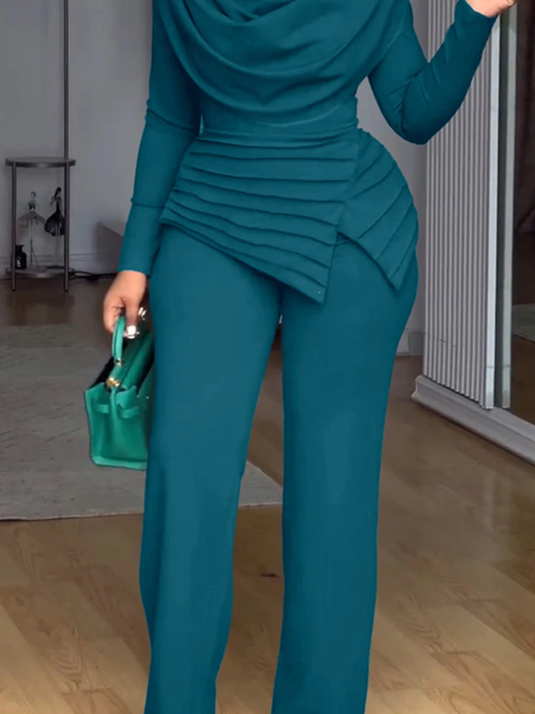 Элегантные асимметричные комбинезоны с распашным воротником, повседневные однотонные комбинезоны с длинными рукавами и рюшами, женские модные асимметричные комбинезоны на молнии
Элегантные асимметричные комбинезоны с распашным воротником, повседневные однотонные комбинезоны с длинными рукавами и рюшами, женские модные асимметричные комбинезоны на молнии