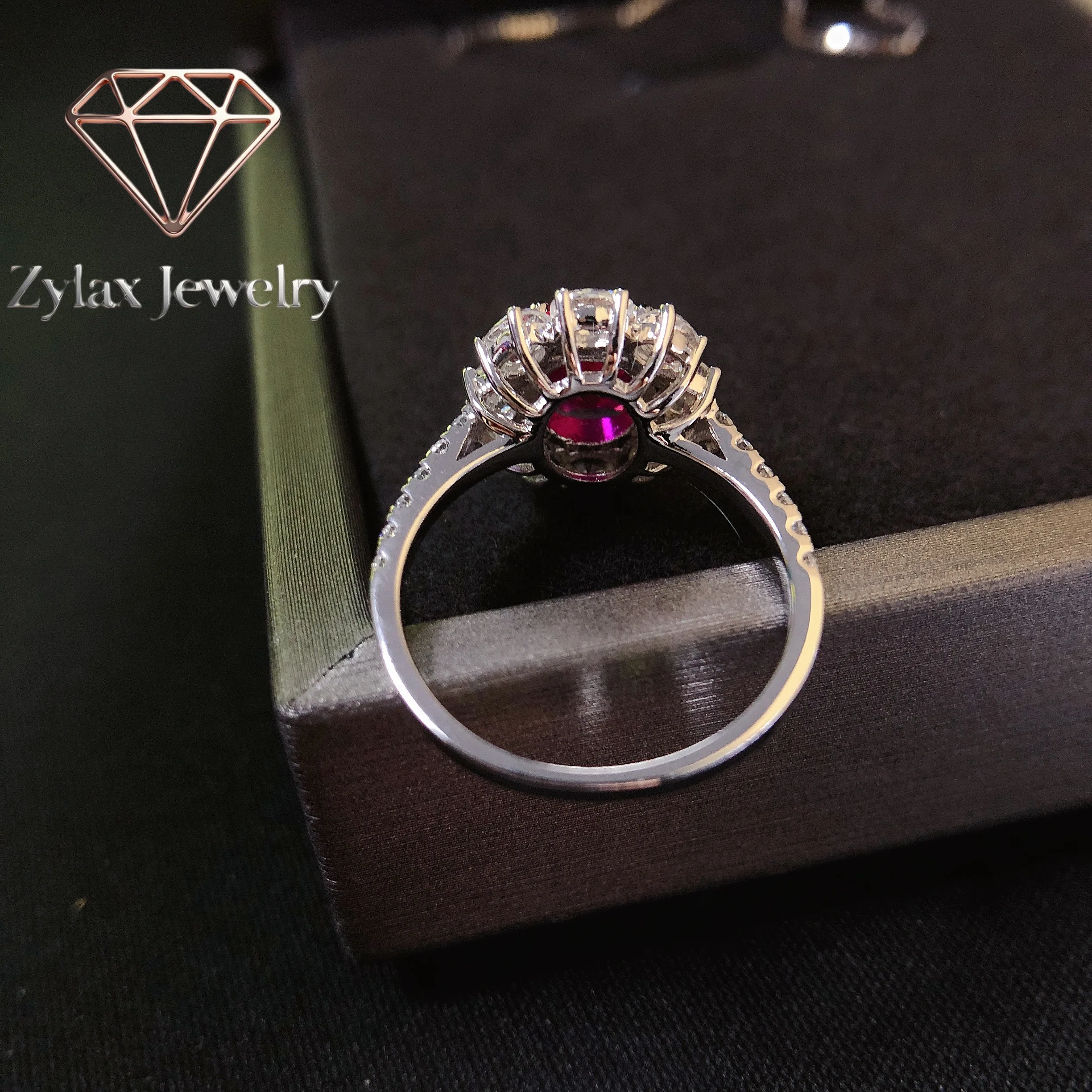 Zylax Jewelry 2Ct Oval Cut Rose Red Diamond Engagement Ring for Women Wedding Jewelry Solid Platinum 950 Ring R155
Zylax Jewelry 2Ct Oval Cut Rose Red Diamond Engagement Ring for Women Wedding Jewelry Solid Platinum 950 Ring R155