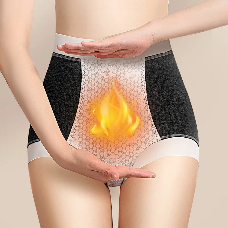 Woman High Waist Plush Keep Warm Panties Seamless Flat Belly Keep Warm Briefs 7A Mulberry Silk Antibacterial Underwear New
Woman High Waist Plush Keep Warm Panties Seamless Flat Belly Keep Warm Briefs 7A Mulberry Silk Antibacterial Underwear New