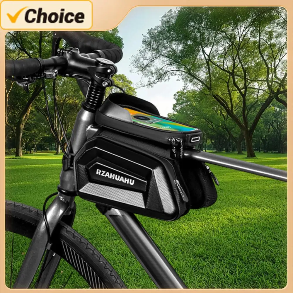 Bike Front Frame Bag Bike Storage Bag Touch-Screen Bicycle Top Tube Bag Detachable Hard Shell Bike Tube Bag for Outdoor Cycling
Bike Front Frame Bag Bike Storage Bag Touch-Screen Bicycle Top Tube Bag Detachable Hard Shell Bike Tube Bag for Outdoor Cycling