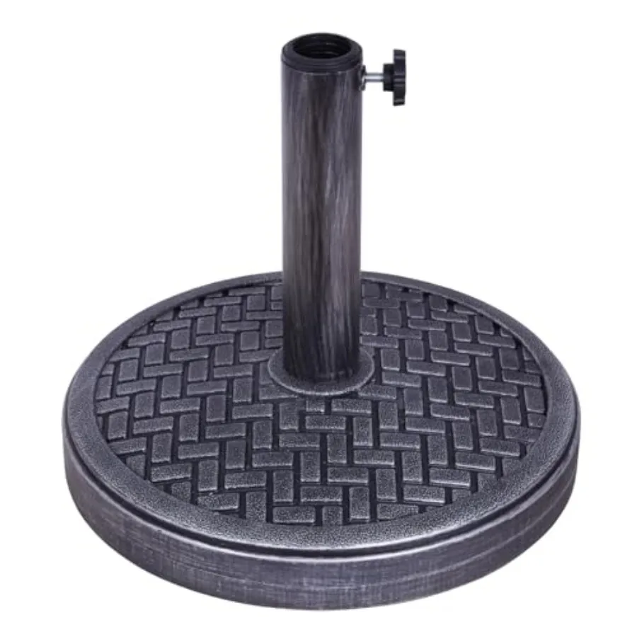 Backyard Expressions 26.5 Lb Umbrella Stand, Patio Umbrella Base, 15 in Diameter
Backyard Expressions 26.5 Lb Umbrella Stand, Patio Umbrella Base, 15 in Diameter