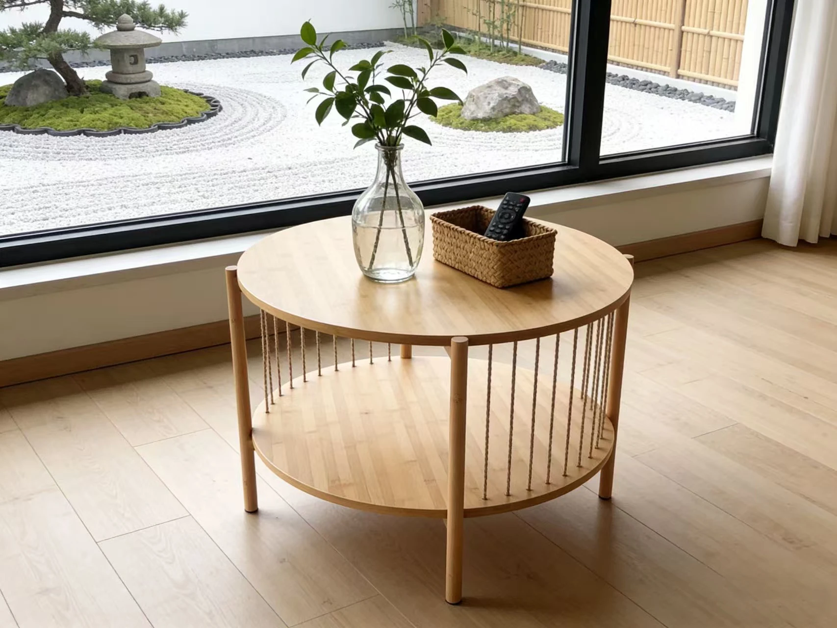 !@Combohome Circle Center Table Accent Tea Table for Living Room Charcoal Finish,sofa Side Table with Natural Rattan
!@Combohome Circle Center Table Accent Tea Table for Living Room Charcoal Finish,sofa Side Table with Natural Rattan