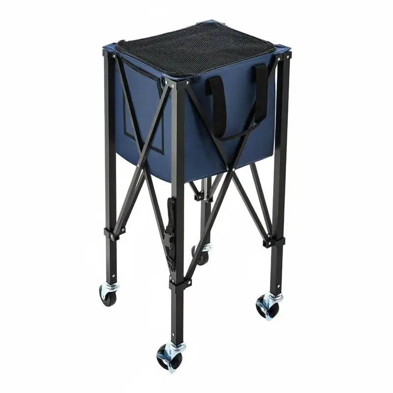 2-in-1 Tennis And Pickleball Hopper Cart With Pickup Tube, Foldable Ball Collector With Wheels, Aluminum Frame Nylon Basket Holds 150 Tennis Or 260 Pickleballs, Portable Training Caddy For Adult Court Practice
2-in-1 Tennis And Pickleball Hopper Cart With Pickup Tube, Foldable Ball Collector With Wheels, Aluminum Frame Nylon Basket Holds 150 Tennis Or 260 Pickleballs, Portable Training Caddy For Adult Court Practice