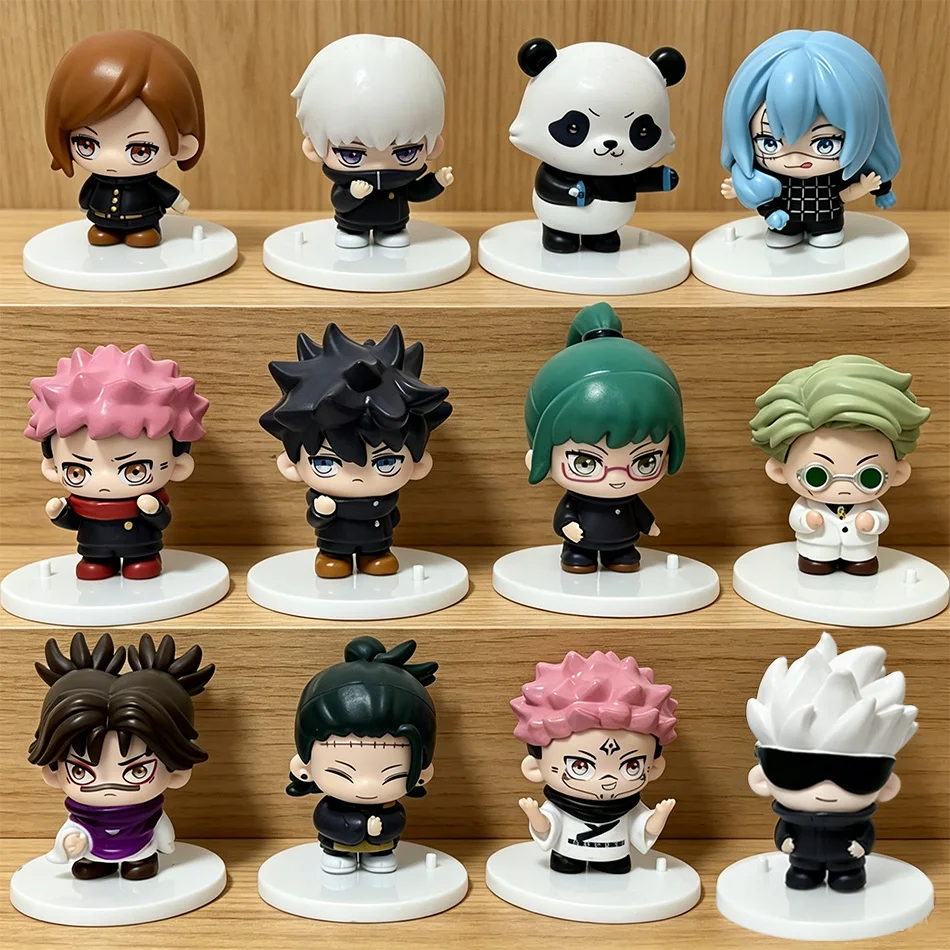 12Pcs Jujutsu Kaisen Anime Q Version Figures Set Gojo Yuji Megumi PVC Collectible Desktop Decoration Toys Gift In Stock Hot
12Pcs Jujutsu Kaisen Anime Q Version Figures Set Gojo Yuji Megumi PVC Collectible Desktop Decoration Toys Gift In Stock Hot