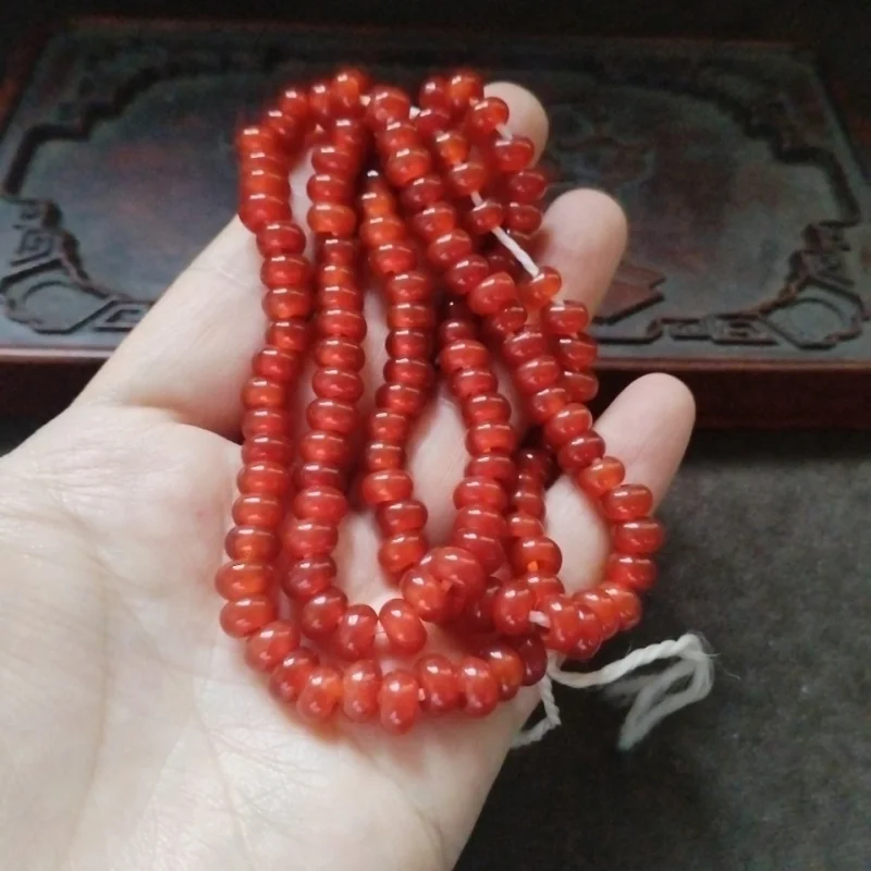 Backflow Old Patina Large Hole Red Agate Spacer String Beads Approximately 128 Pieces Per Strand
Backflow Old Patina Large Hole Red Agate Spacer String Beads Approximately 128 Pieces Per Strand