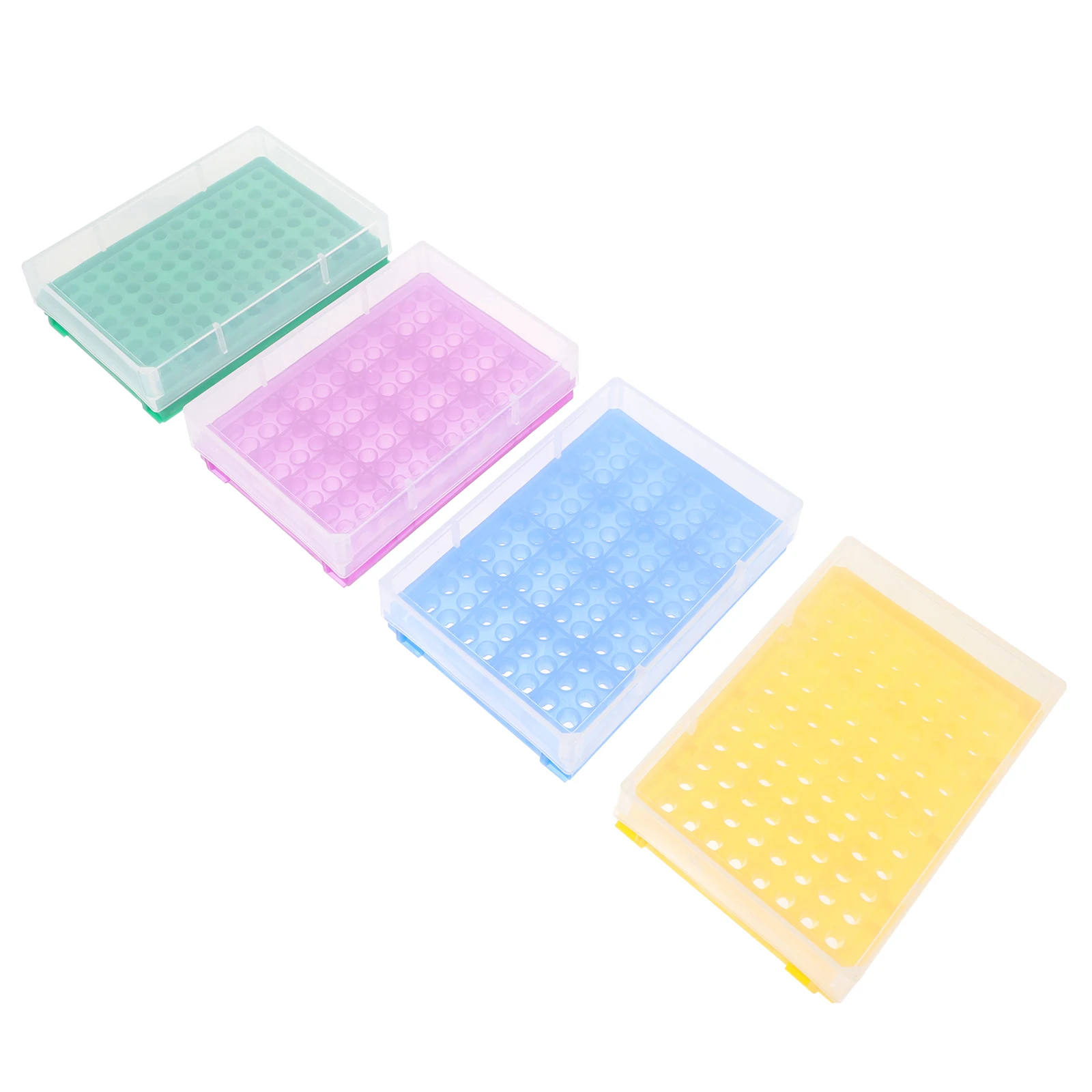 4 Pcs Tube Box PP Plastic Laboratory Test Rack 96 Holes Storage HolderTube Shelf Teaching Equipment
4 Pcs Tube Box PP Plastic Laboratory Test Rack 96 Holes Storage HolderTube Shelf Teaching Equipment