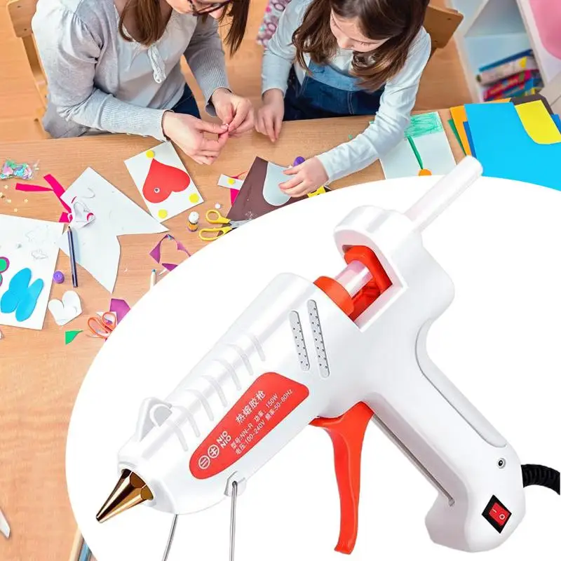 150w Hot Melt Glue Guns with 10 Glue Sticks DIY Mini Household Industrial Guns for School Crafts DIY Arts and Quick Home Repairs
150w Hot Melt Glue Guns with 10 Glue Sticks DIY Mini Household Industrial Guns for School Crafts DIY Arts and Quick Home Repairs