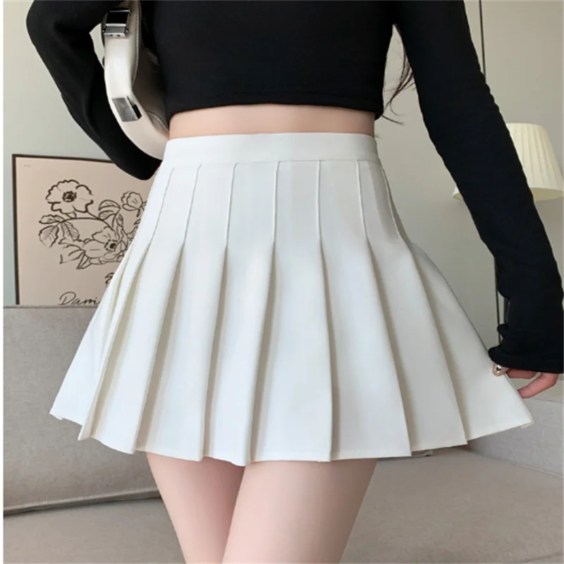 Sexy women's pleated skirt high waist summer retro mini skirt Korean version tennis student white design dance skirt 2025
Sexy women's pleated skirt high waist summer retro mini skirt Korean version tennis student white design dance skirt 2025