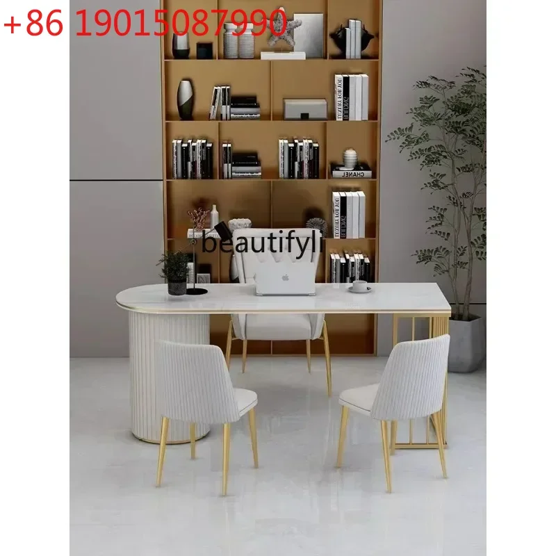 Italian Light Luxury Stone Plate Beauty Consultation Table Medical Clinic Reception and Consultation Table Boss Desk
Italian Light Luxury Stone Plate Beauty Consultation Table Medical Clinic Reception and Consultation Table Boss Desk