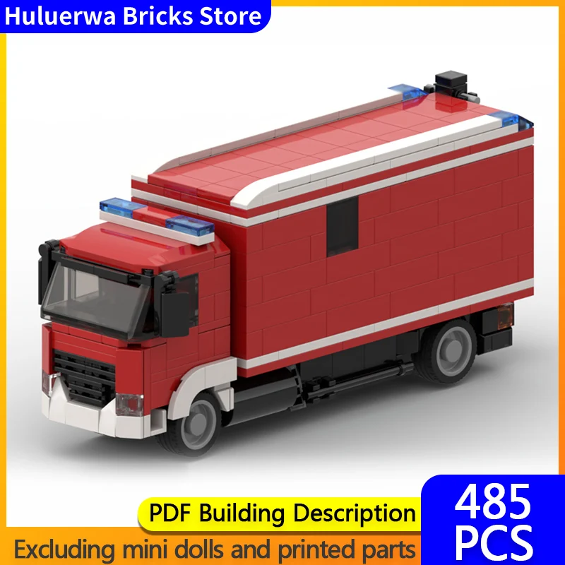 Модель городской автомобиль MOC, строительные кирпичи, сверхмощная пожарная машина, модульная технология, детские праздничные подарки, сборка игрушек, костюм 
Модель городской автомобиль MOC, строительные кирпичи, сверхмощная пожарная машина, модульная технология, детские праздничные подарки, сборка игрушек, костюм