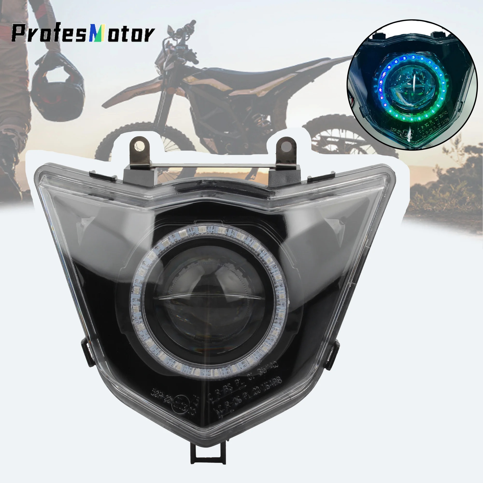 App Control RGB Headlight Angel Eye For Yamaha WR 125 X R WR125 X/R 2009–2016 Dirt Bike Modified Motocross LED HeadLamp Enduro
App Control RGB Headlight Angel Eye For Yamaha WR 125 X R WR125 X/R 2009–2016 Dirt Bike Modified Motocross LED HeadLamp Enduro
