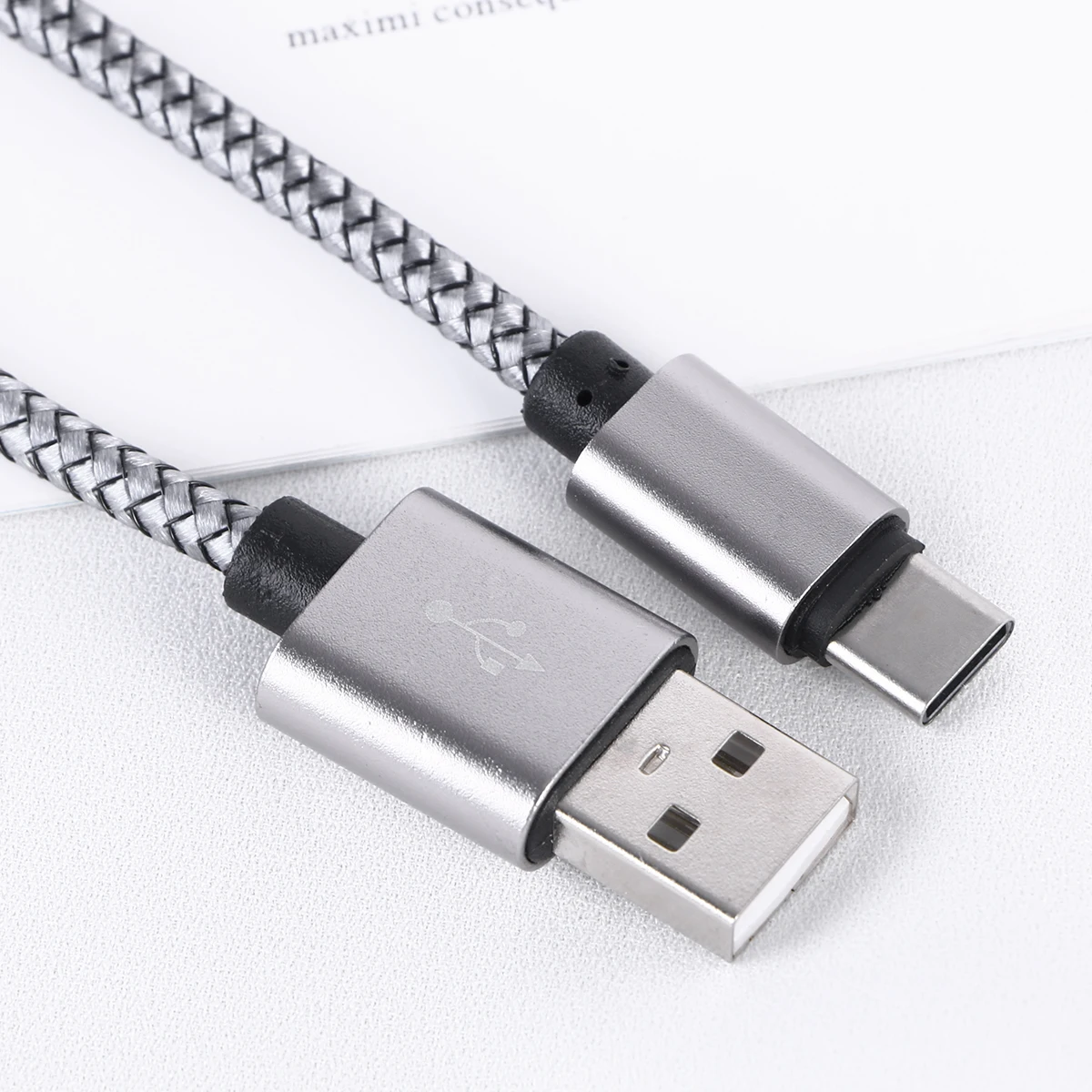 Fast Charging Data Cable USB C Type C Braided Nylon Cable for Phone Sync Charging Compatible with Most Devices Flexible Wear
Fast Charging Data Cable USB C Type C Braided Nylon Cable for Phone Sync Charging Compatible with Most Devices Flexible Wear
