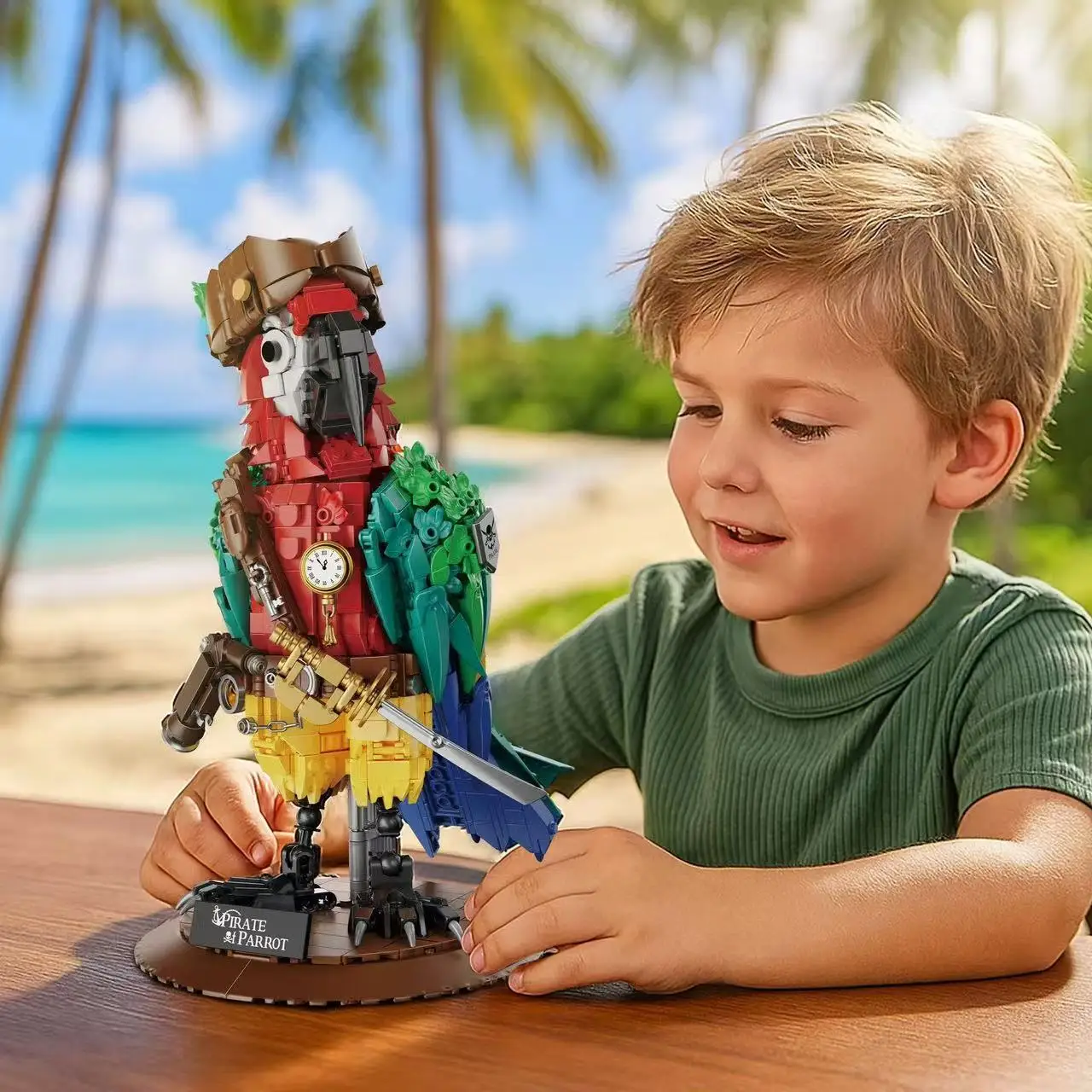 Pirate Parrot MOC Building Blocks Animals Cool Room Decoration Creative Bricks DIY Toys for Kids Children Adult Holiday Gifts
Pirate Parrot MOC Building Blocks Animals Cool Room Decoration Creative Bricks DIY Toys for Kids Children Adult Holiday Gifts