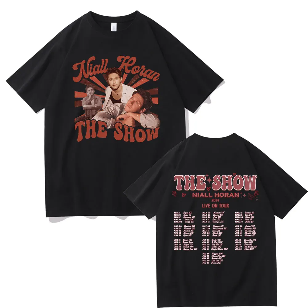 Футболка Niall Horan The Show 2024 для мужчин и женщин, модная футболка в стиле хип-хоп, Мужская футболка из чистого хлопка, мужские футболки большого размера
Футболка Niall Horan The Show 2024 для мужчин и женщин, модная футболка в стиле хип-хоп, Мужская футболка из чистого хлопка, мужские футболки большого размера