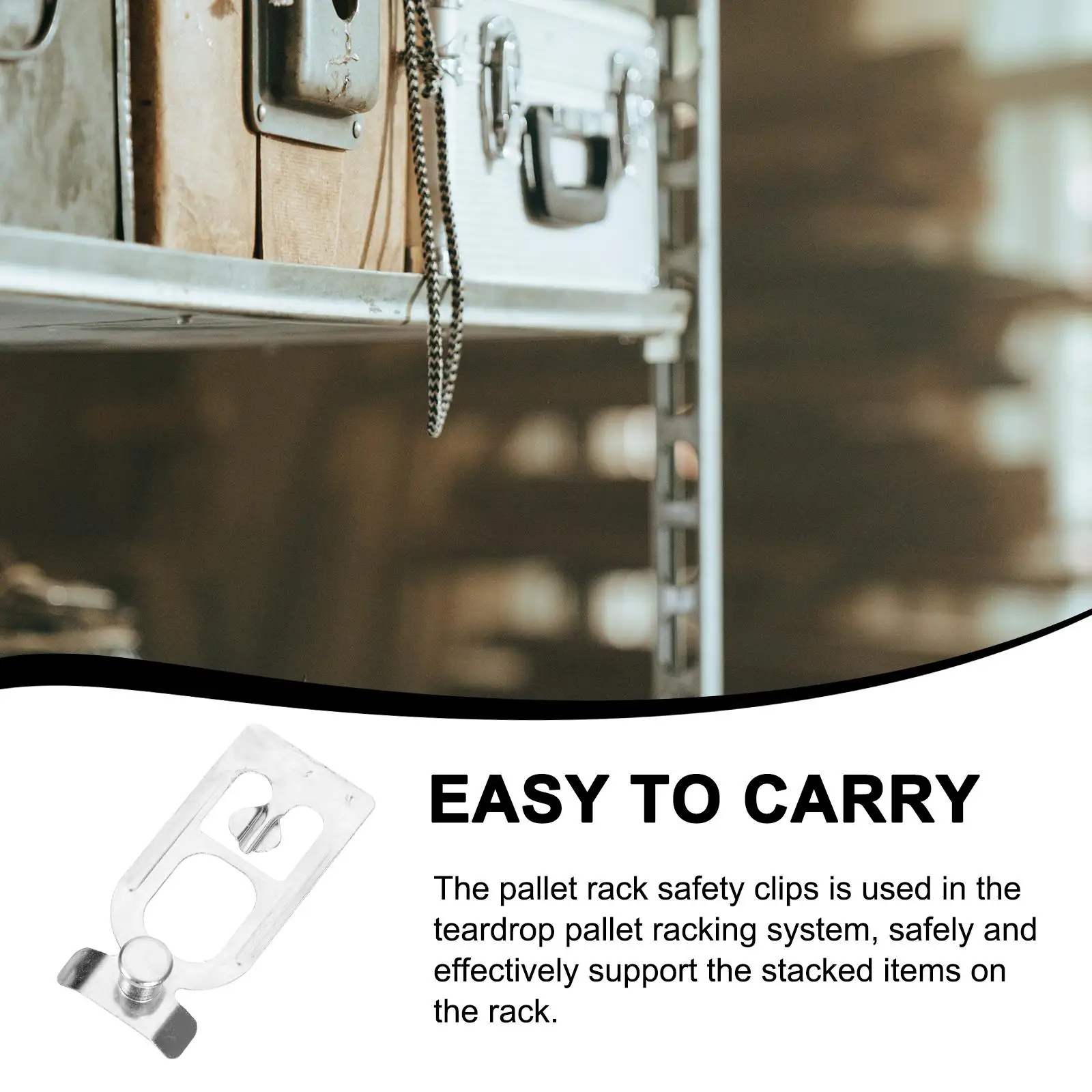 20 Safety Pins Galvanized Durable Pallet Rack Clips Teardrop System Shelf Connectors Carbon Steel Warehouse Use
20 Safety Pins Galvanized Durable Pallet Rack Clips Teardrop System Shelf Connectors Carbon Steel Warehouse Use