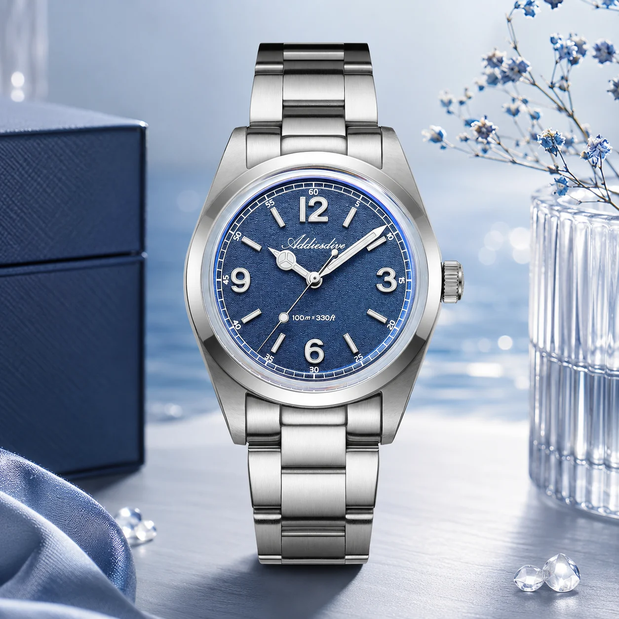 ADDIESDIVE Fashion Men's Quartz Watches Japan VH31 Bubble Glass 36mm Super Luminous Watch 100m Waterproof Stainless Steel Watch
ADDIESDIVE Fashion Men's Quartz Watches Japan VH31 Bubble Glass 36mm Super Luminous Watch 100m Waterproof Stainless Steel Watch