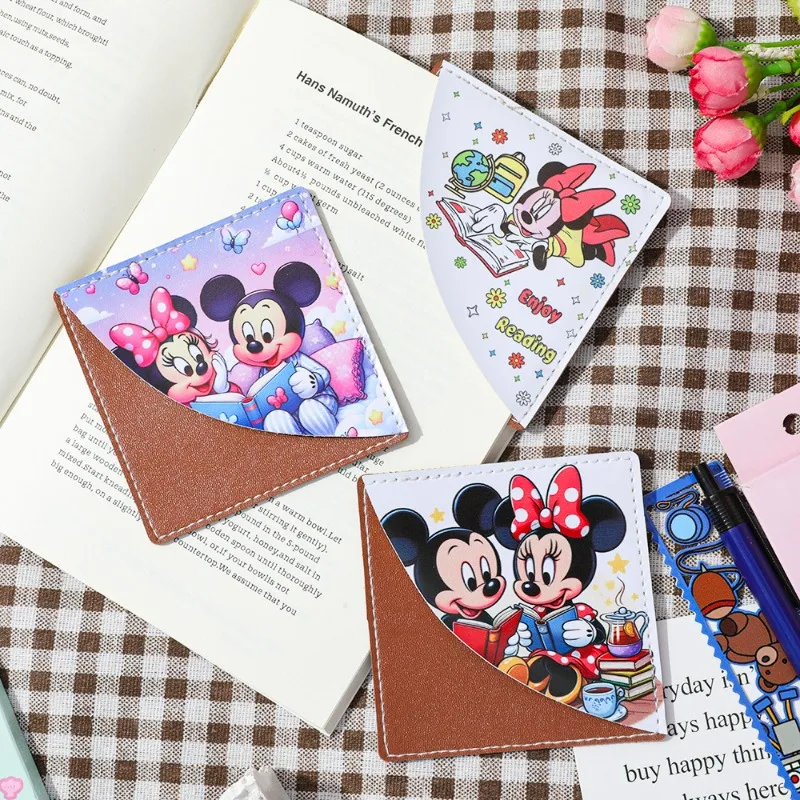 Cute Disney Mickey Minnie Mouse Leather Bookmark Anime Figure Collectibles Stationery Toy Gift for Book Lover Student Anime Fans
Cute Disney Mickey Minnie Mouse Leather Bookmark Anime Figure Collectibles Stationery Toy Gift for Book Lover Student Anime Fans