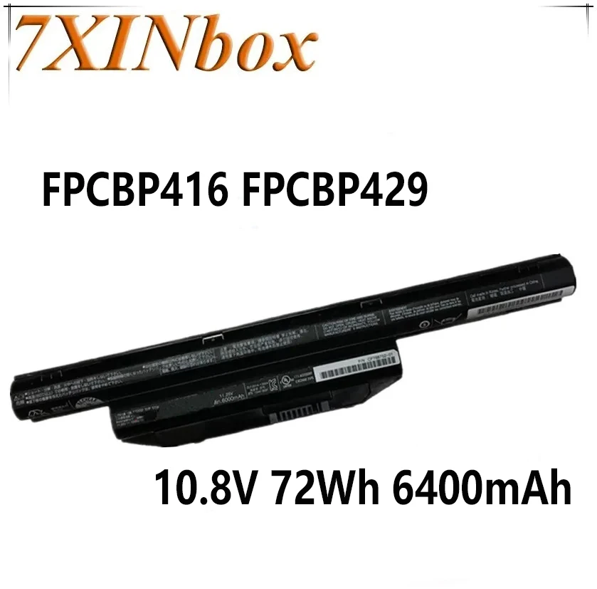 7XINbox 10.8V 72Wh 6400mAh FPCBP416 FPCBP429 FMVNBP231 Original Laptop Battery For Fujitsu LifeBook A544 AH564 E733 SH904
7XINbox 10.8V 72Wh 6400mAh FPCBP416 FPCBP429 FMVNBP231 Original Laptop Battery For Fujitsu LifeBook A544 AH564 E733 SH904