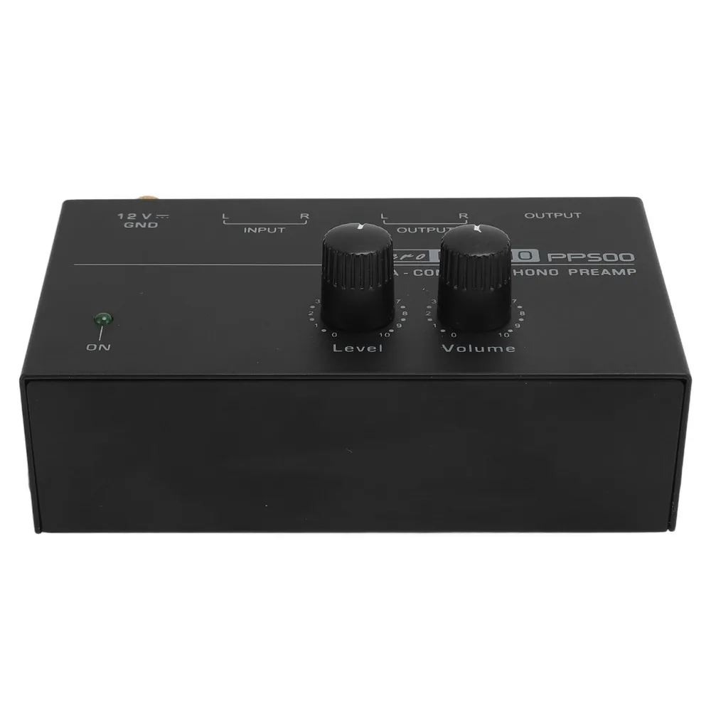 PP500 Phono Turntable Preamp Independent Volume Control 1/4in Output Phonograph Preamplifier for Record Player 100-240V US Plug
PP500 Phono Turntable Preamp Independent Volume Control 1/4in Output Phonograph Preamplifier for Record Player 100-240V US Plug