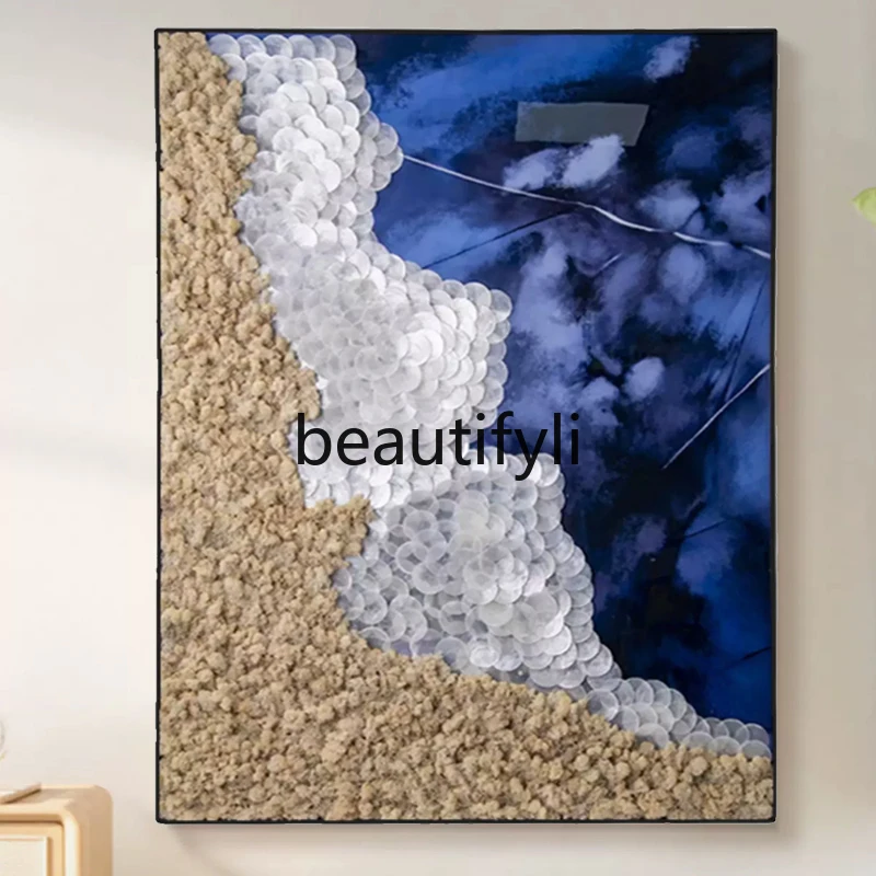 Modern Light Luxury Shell Art Hand-Painted Living Room Entrance Decorative Painting Wall Hanging Painting
Modern Light Luxury Shell Art Hand-Painted Living Room Entrance Decorative Painting Wall Hanging Painting