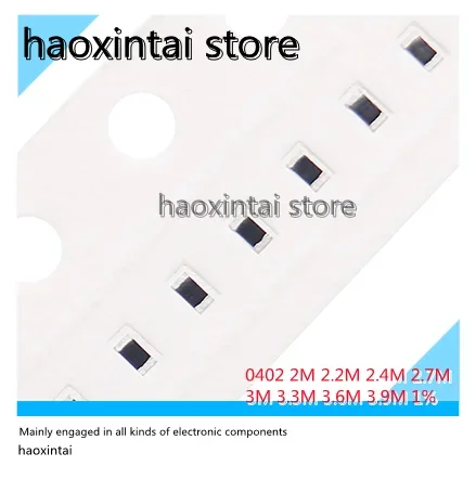 100 шт. 0402 резистор SMD 1% 2 м 2,2 м 2,4 м 2,7 м 3 м 3,3 м 3,6 м 3,9 м мегом 1/16 Вт
100 шт. 0402 резистор SMD 1% 2 м 2,2 м 2,4 м 2,7 м 3 м 3,3 м 3,6 м 3,9 м мегом 1/16 Вт