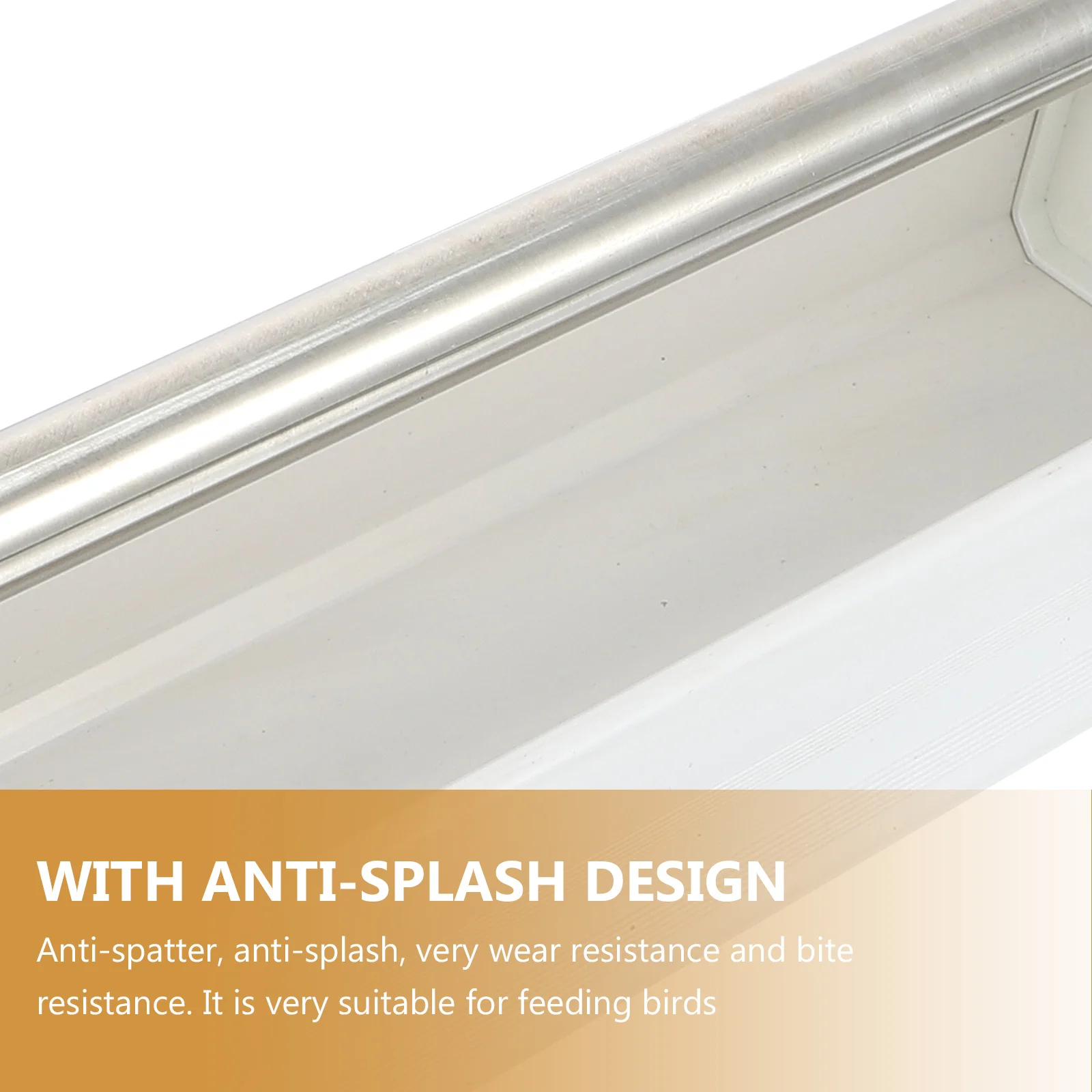 Premium Bird Feeding Trough For Pigeon Cage Anti-Spatter Food Dispenser Durable Lightweight Wear Resistant Easy Clean White
Premium Bird Feeding Trough For Pigeon Cage Anti-Spatter Food Dispenser Durable Lightweight Wear Resistant Easy Clean White