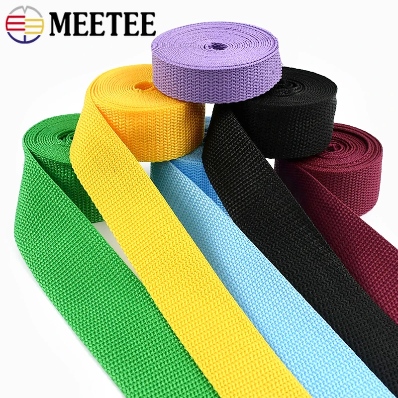 20-50mm 10Meters 1.1mm Thick Webbings Tape for Bags Strap Backpack Label Ribbon Band Clothes Bias Binding DIY Sewing Accessories
20-50mm 10Meters 1.1mm Thick Webbings Tape for Bags Strap Backpack Label Ribbon Band Clothes Bias Binding DIY Sewing Accessories