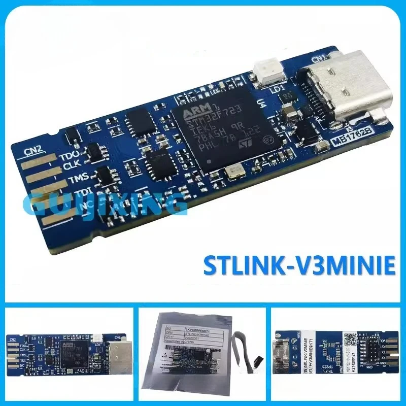 Original off-the-shelf STLINK-V3MINIE STLINK-V3 STM32 Compact online debugger and programmer
Original off-the-shelf STLINK-V3MINIE STLINK-V3 STM32 Compact online debugger and programmer
