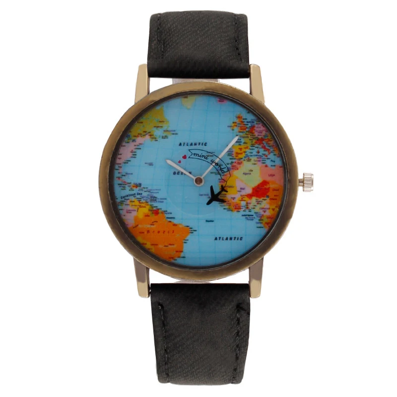 Men's Watches Fashion Trends World Earth Airplane Watch Hands Denim Wristbands Business Sports Quartz Watches watches for man
Men's Watches Fashion Trends World Earth Airplane Watch Hands Denim Wristbands Business Sports Quartz Watches watches for man