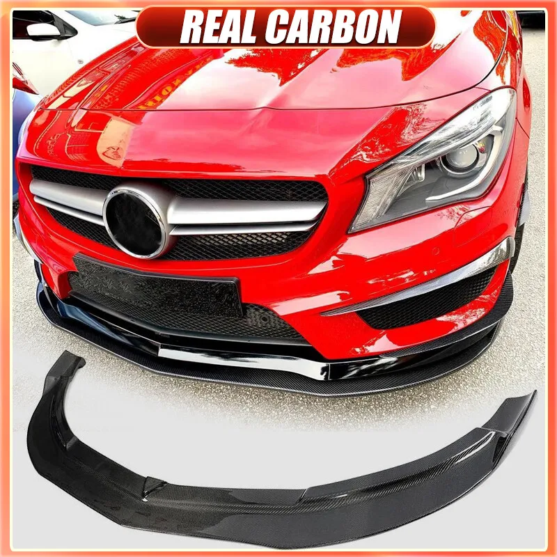 For Benz W117 C117 CLA250 CLA45 2014-15 REAL CARBON Front Bumper Lip Splitters Spoiler Car Accessories
For Benz W117 C117 CLA250 CLA45 2014-15 REAL CARBON Front Bumper Lip Splitters Spoiler Car Accessories