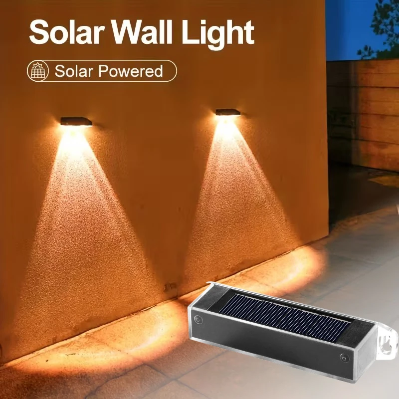 Теплые белые солнечные настенные светильники, декоративные атмосферостойкие светодиодные светильники для создания атмосферного акцентного освещения над дорожками для дома и сада
Теплые белые солнечные настенные светильники, декоративные атмосферостойкие светодиодные светильники для создания атмосферного акцентного освещения над дорожками для дома и сада