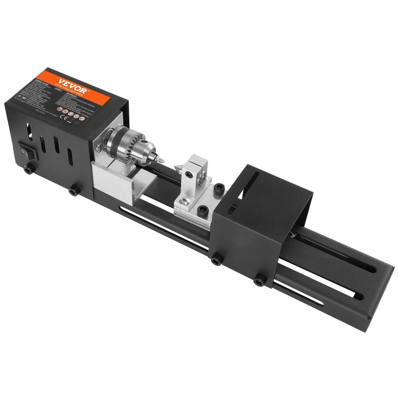 VEVOR Mini Lathe Machine, 2.76 in x 6.3 in, 24VDC 96W Mini Wood Lathe Tools Milling Machine Accessories, 7 Speeds 4220/5300/5650
VEVOR Mini Lathe Machine, 2.76 in x 6.3 in, 24VDC 96W Mini Wood Lathe Tools Milling Machine Accessories, 7 Speeds 4220/5300/5650