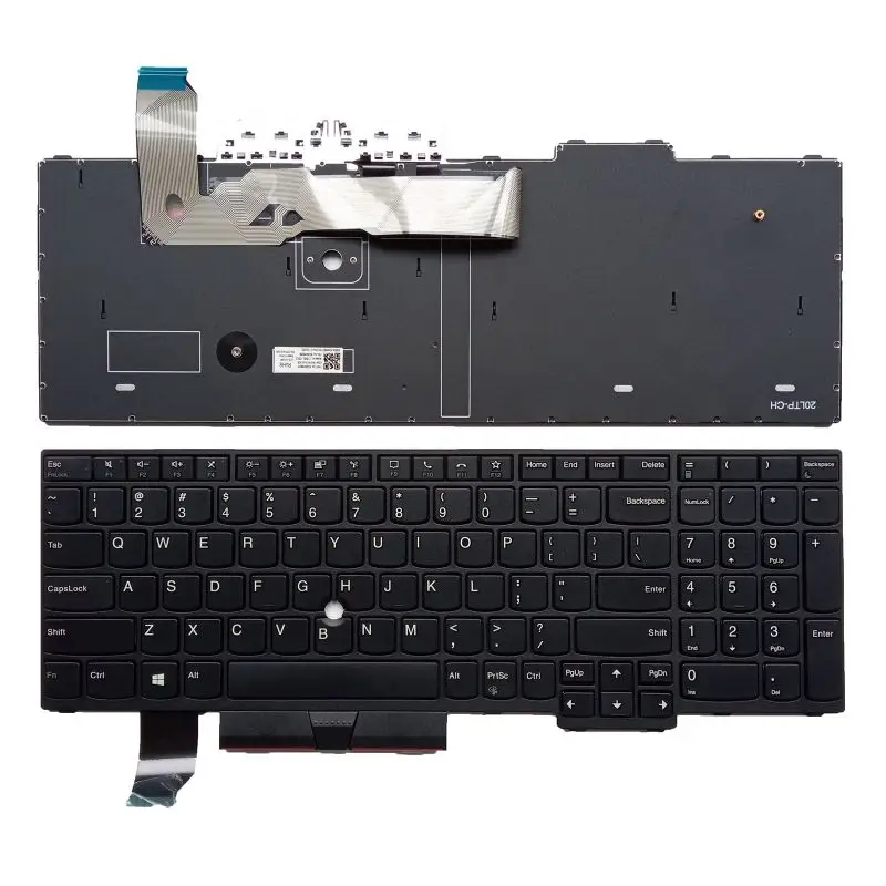 US Black Keyboard for Lenovo IBM ThinkPad L15 gen 2 (Type 20X7, 20X8,20X3 20X4) without pointing
US Black Keyboard for Lenovo IBM ThinkPad L15 gen 2 (Type 20X7, 20X8,20X3 20X4) without pointing