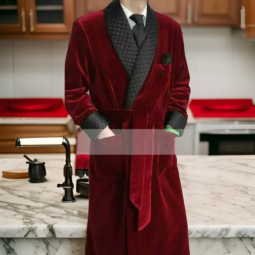 High-end Velvet Long Men Suits Jacket One Piece Fashion Groom Wedding Tuxedos Coat Chic Shawl Lapel Slim Fit Male Blazer 2024
High-end Velvet Long Men Suits Jacket One Piece Fashion Groom Wedding Tuxedos Coat Chic Shawl Lapel Slim Fit Male Blazer 2024