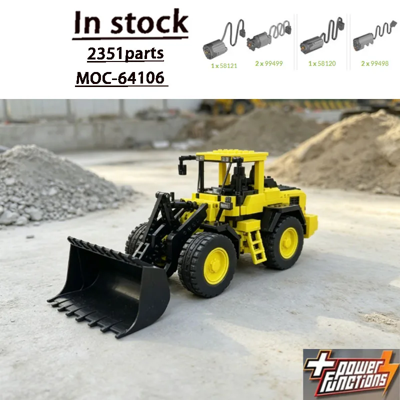 MOC-64106 RC Electric 4x4 Wheel Loader Assembly Building Block Model • 2351 Parts Building Blocks Kids Birthday Custom Toy Gift
MOC-64106 RC Electric 4x4 Wheel Loader Assembly Building Block Model • 2351 Parts Building Blocks Kids Birthday Custom Toy Gift