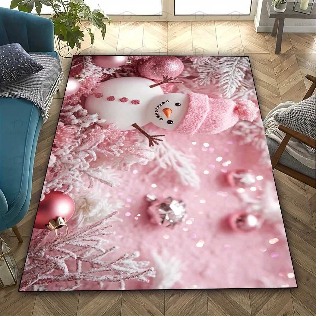 1pc Christmas Snowman Pattern Carpet - Crystal Velvet Fabric, Suitable for Living Room/Bedroom/Terrace/Garden/Courtyard
1pc Christmas Snowman Pattern Carpet - Crystal Velvet Fabric, Suitable for Living Room/Bedroom/Terrace/Garden/Courtyard
