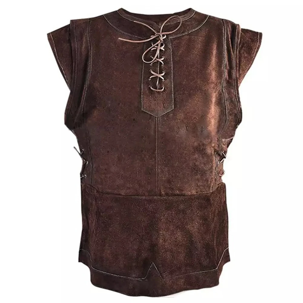 Vintage Sleeveless Vest for Men Gothic Renaissance Waistcoat Bandage Design Soft and Comfortable for Costume Events
Vintage Sleeveless Vest for Men Gothic Renaissance Waistcoat Bandage Design Soft and Comfortable for Costume Events