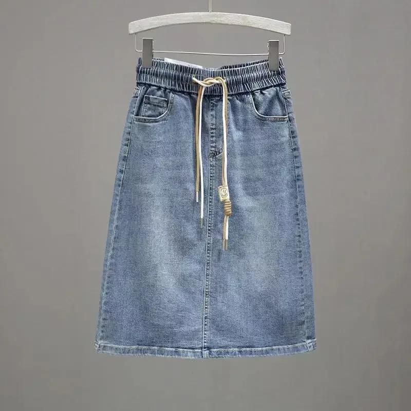 Jeans Skirts for Women To Knees Length Woman Denim Skirt Blue Midi with Pocket Zipper Chubby Luxury Elegant Summer 2024 Vintage
Jeans Skirts for Women To Knees Length Woman Denim Skirt Blue Midi with Pocket Zipper Chubby Luxury Elegant Summer 2024 Vintage