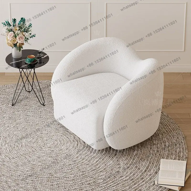 LS Cream Wind Simple Light Luxury Single Sofa Living Room Homestay Minimalist Single Sofa Chair Rotatable
LS Cream Wind Simple Light Luxury Single Sofa Living Room Homestay Minimalist Single Sofa Chair Rotatable